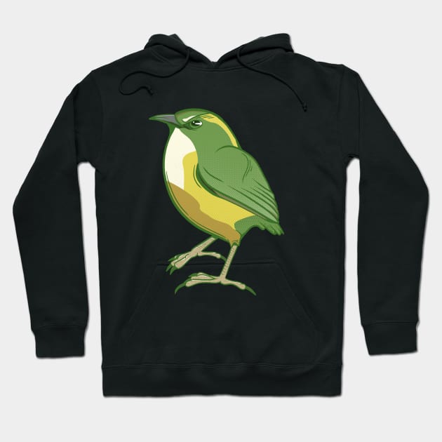 Rock Wren New Zealand Bird Hoodie by mailboxdisco